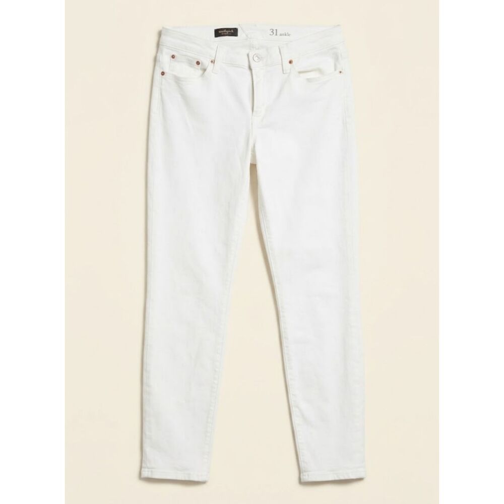 J.Crew Toothpick Womens Size 31 Ankle White Skinny Jeans
